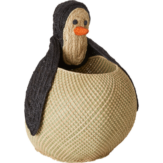 Seagrass Storage Penguin, Natural/Black - Tableware - 2