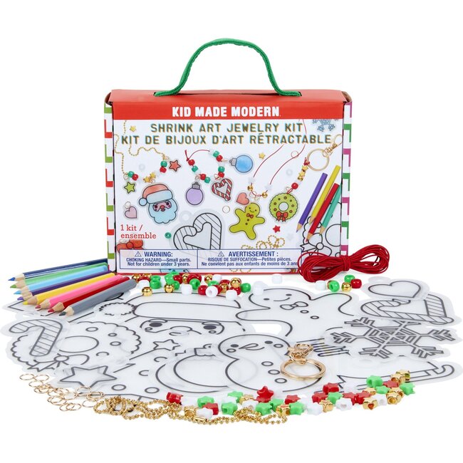Christmas Shrink Art Jewelry Kit - Arts & Crafts - 1
