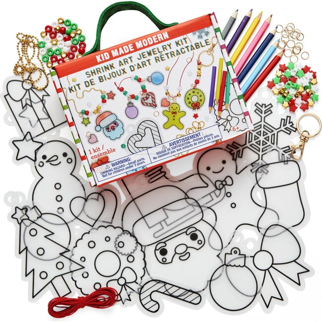 Christmas Shrink Art Jewelry Kit - Arts & Crafts - 2