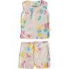 Noble Organic Waffle Tank Set, Rainbow Sherbet - Pajamas - 1 - thumbnail