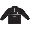 Patch Tracksuit Jacket, Black - Loungewear - 1 - thumbnail