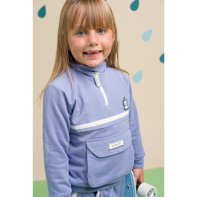 Sparkle Tracksuit Jacket, Purple - Loungewear - 2