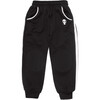 Patch Jogger Pants, Black - Loungewear - 1 - thumbnail