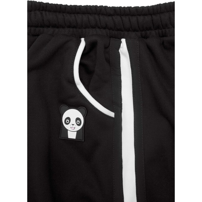 Patch Jogger Pants, Black - Loungewear - 4