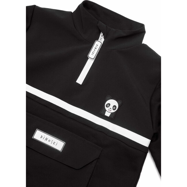 Patch Tracksuit Jacket, Black - Loungewear - 5