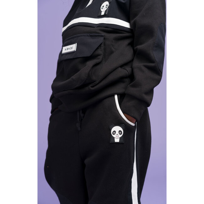 Patch Tracksuit Jacket, Black - Loungewear - 7