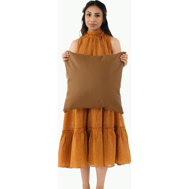 Square Pillow Cover, Teak - Decorative Pillows - 3