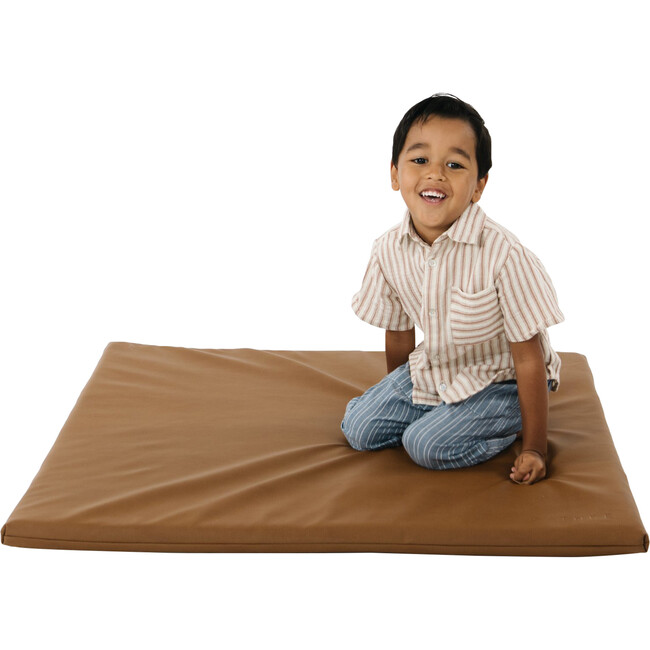 Mini Padded Mat, Teak - Playmats - 1