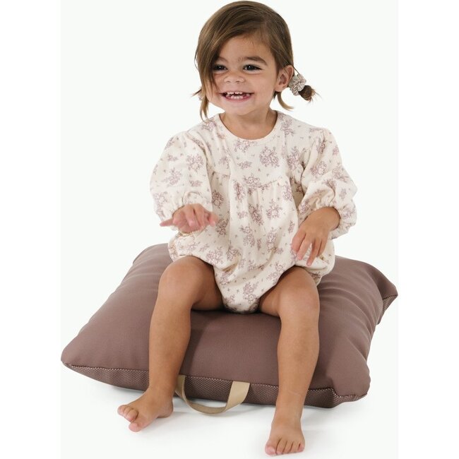 Mini Square Floor Cushion, Currant - Kids Seating - 3