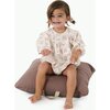 Mini Square Floor Cushion, Currant - Kids Seating - 3