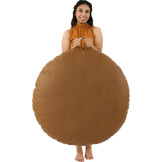 Circle Floor Cushion, Teak