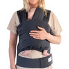 Newborn Baby Carrier, Slate - Carriers - 1 - thumbnail