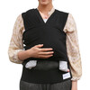 Newborn Baby Carrier, Black - Carriers - 1 - thumbnail