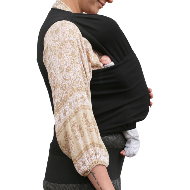 Newborn Baby Carrier, Black - Carriers - 5