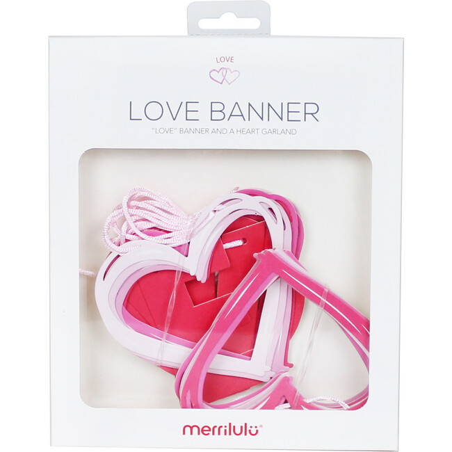 Set of 6 Heart Foil Balloons, Pink/Red/Silver - Decorations - 4