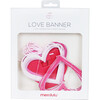 Set of 6 Heart Foil Balloons, Pink/Red/Silver - Decorations - 4