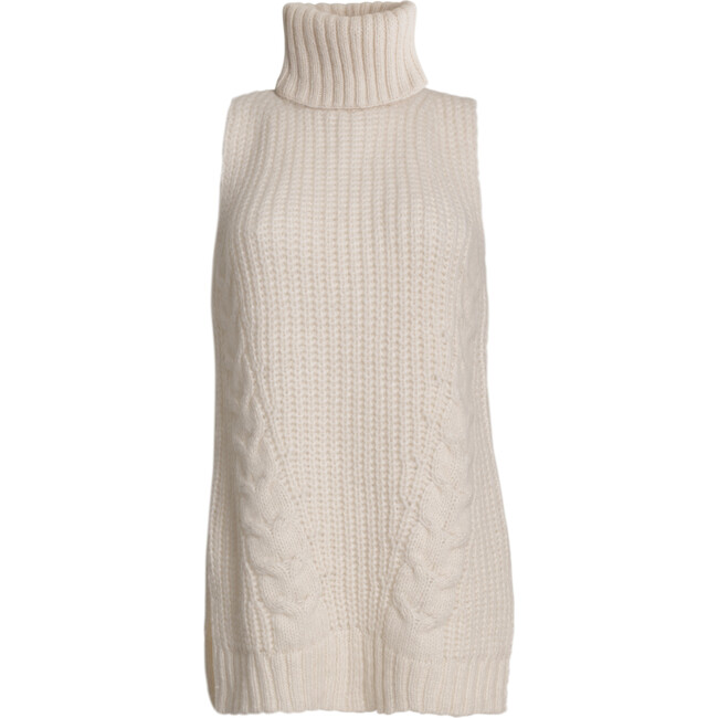 Women's Taylr Tunic, Ivory - Sweaters - 1