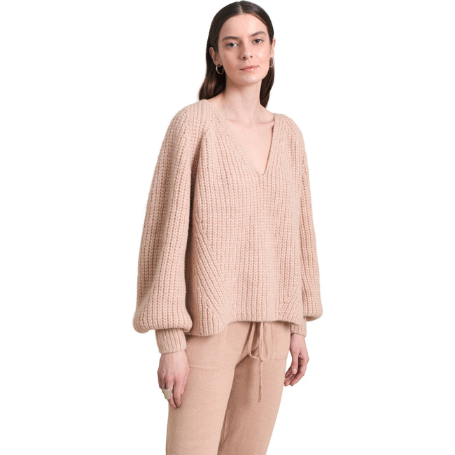 Women's Tess Sweater, Pale Camel