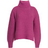 Women's Ali Sweater, Fuchsia - Sweaters - 1 - thumbnail