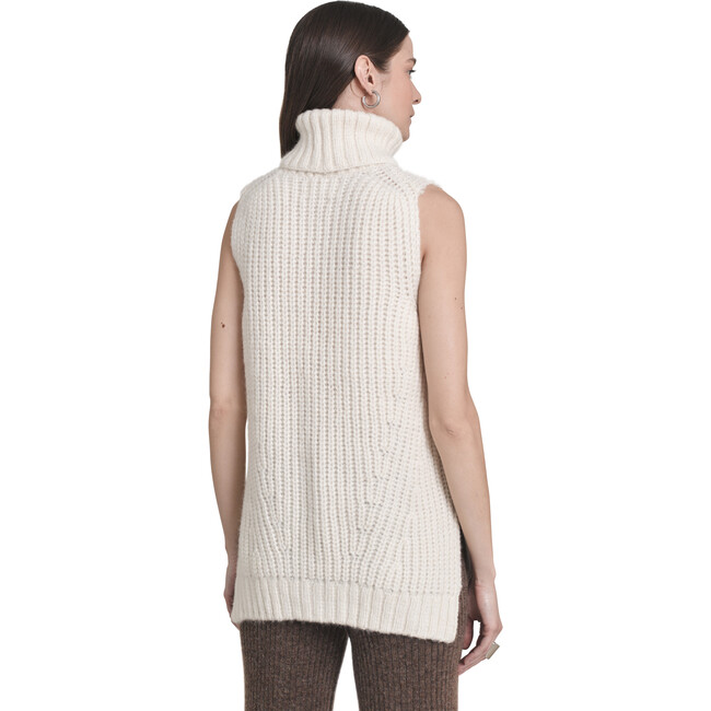 Women's Taylr Tunic, Ivory - Sweaters - 3