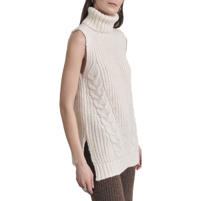 Women's Taylr Tunic, Ivory - Sweaters - 4
