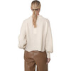 Women's Tatum Sweater, Ivory - Sweaters - 3