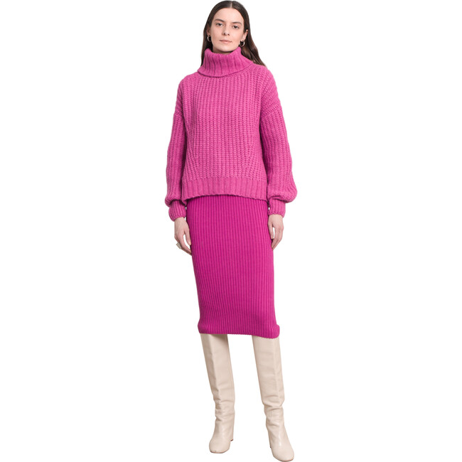 Women's Ali Sweater, Fuchsia - Sweaters - 6