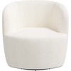 Giles Swivel Chair, Zuma White - Nursery Chairs - 1 - thumbnail