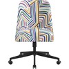 Taylor Desk Chair, Rainbow Brushstrokes - Desk Chairs - 1 - thumbnail