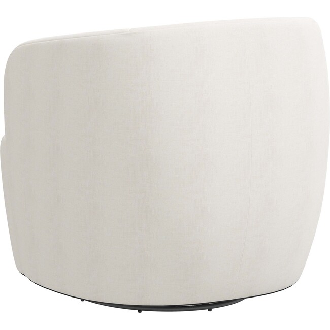 Giles Swivel Chair, Zuma White - Nursery Chairs - 3