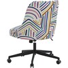 Taylor Desk Chair, Rainbow Brushstrokes - Desk Chairs - 3