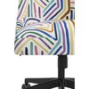 Taylor Desk Chair, Rainbow Brushstrokes - Desk Chairs - 4 - thumbnail
