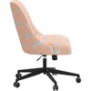 Taylor Desk Chair, Cheetah Walk White/Blush - Desk Chairs - 2