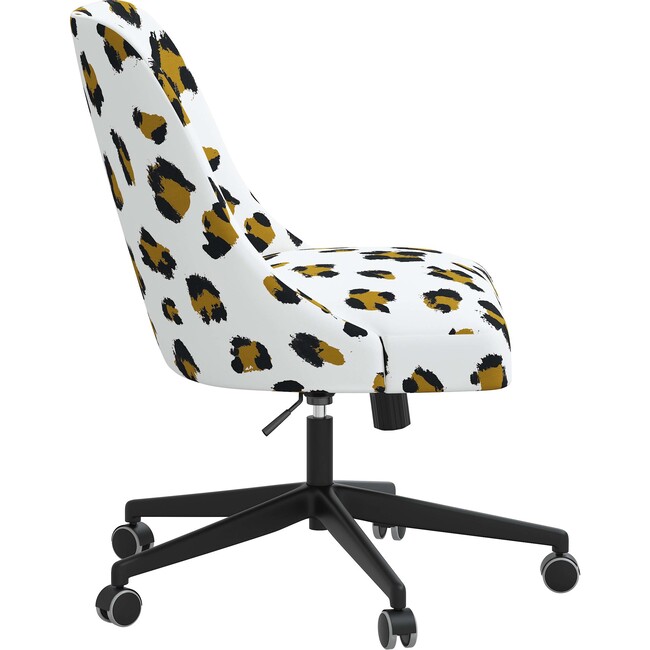 Taylor Desk Chair, Brushed Cheetah Olive
