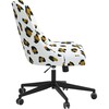Taylor Desk Chair, Brushed Cheetah Olive - Desk Chairs - 2 - thumbnail