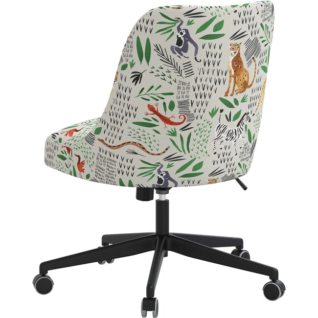 Taylor Desk Chair, Sri Lanka Leopard Cream - Desk Chairs - 3