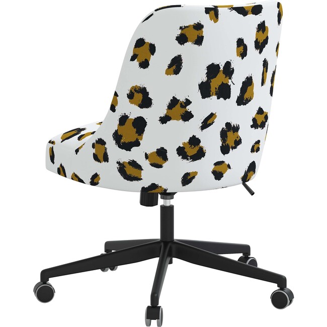 Taylor Desk Chair, Brushed Cheetah Olive - Desk Chairs - 3