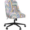 Taylor Desk Chair, Rainbow Brushstrokes - Desk Chairs - 7 - thumbnail