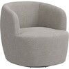 Giles Swivel Chair, Milano Elephant - Nursery Chairs - 7