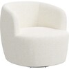 Giles Swivel Chair, Sheepskin White - Nursery Chairs - 7 - thumbnail