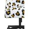 Taylor Desk Chair, Brushed Cheetah Olive - Desk Chairs - 4