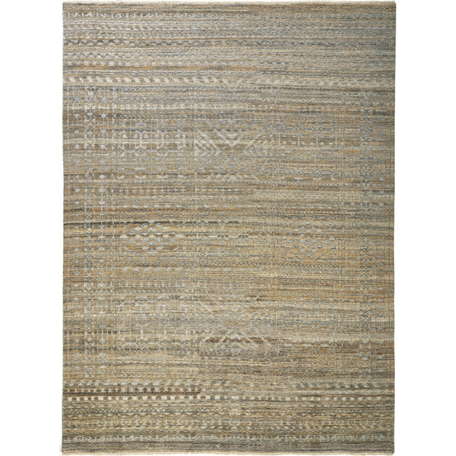 Eckhart Abstract Rug, Golden Brown/Grey