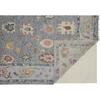 Larson Luxe Hand Knot Botanical Rug, Cool Grey - Rugs - 4