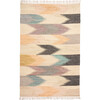 Miska Pastel Navajo Bohemian Rug, Orange/Turquoise/Grey - Rugs - 1 - thumbnail