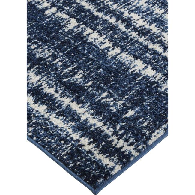 Meera Striated Coastal Inspired Rug, Navy - Rugs - 3