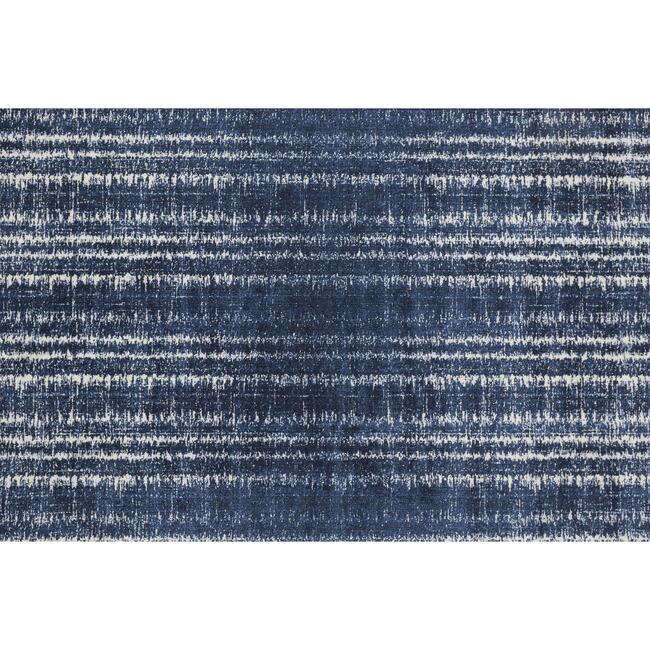 Meera Striated Coastal Inspired Rug, Navy - Rugs - 5