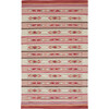 Galvin Navajo Style Serape Kilim Rug, Chili Pepper Red/Goldenrod - Rugs - 1 - thumbnail