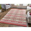 Galvin Navajo Style Serape Kilim Rug, Chili Pepper Red/Goldenrod - Rugs - 2