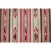 Galvin Navajo Style Serape Kilim Rug, Chili Pepper Red/Goldenrod - Rugs - 5