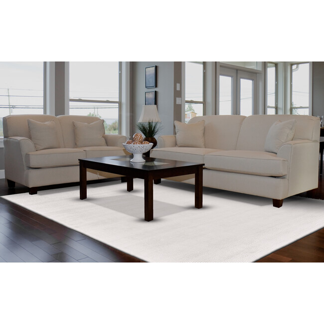 Knox Plush Viscose Hand Loomed Rug, Bright White - Rugs - 2